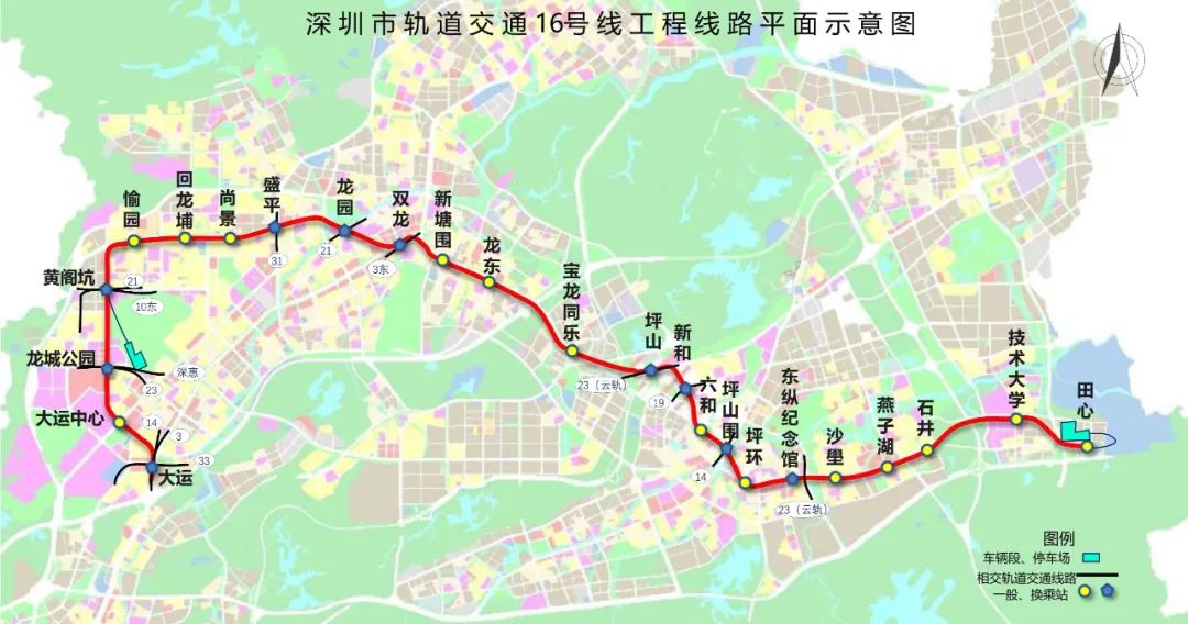 16號線工程線路示意圖(站名以實際運營為準)地鐵16號線建成後將實現